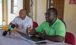 Minister of Natural Resources, Hon. Raphael Trotman and GFC’s Corporate Secretary Attorney Jacey Archibald